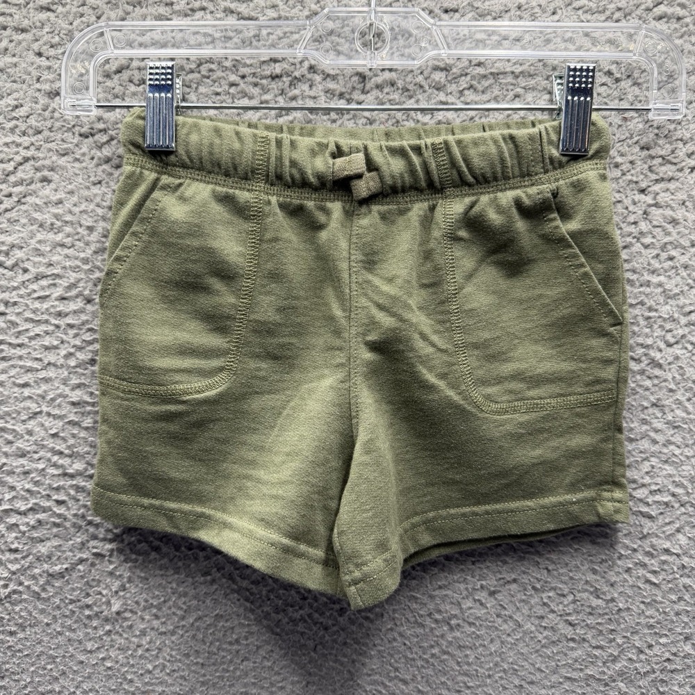 Carters Shorts Toddler Boys Size 4T Green Cotten Blend Shorts Size 4T